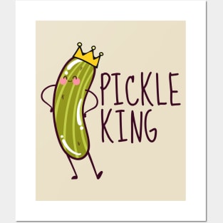 Pickle King Funny Posters and Art